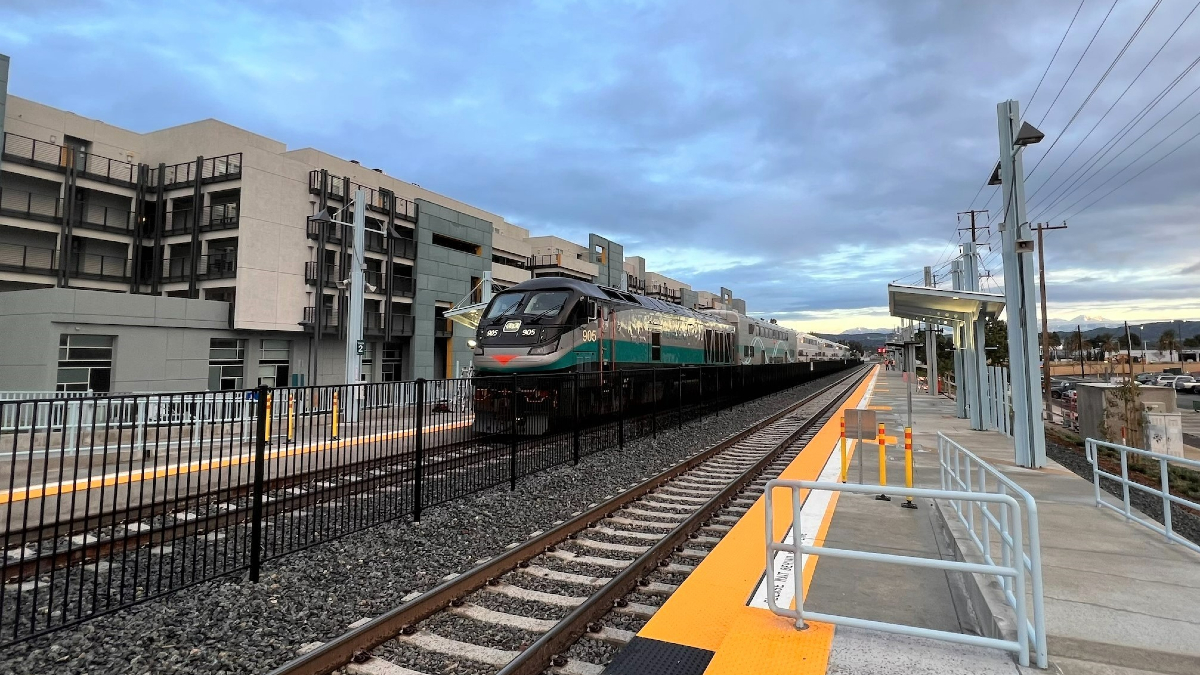 Rail Passengers Get First Look At New, Improved Anaheim Canyon Metrolink Station