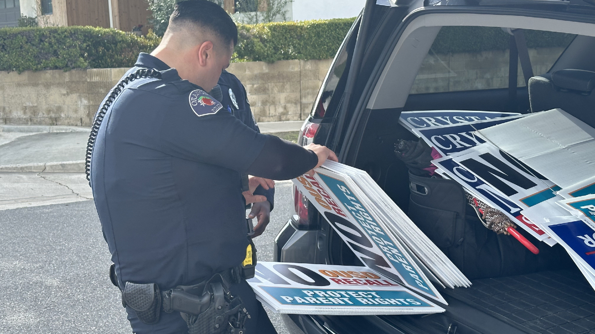 Digital Trackers Used To Catch & Arrest Pro-OUSD Recall Activists For Stealing Anti-Recall Campaign Signs