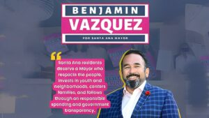 Radical Councilman Ben Vazquez To Challenge Santa Ana’s First Latina Mayor