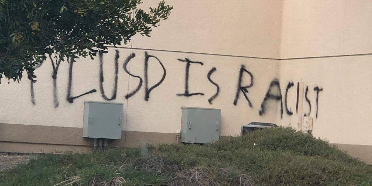 PYLUSD is racist graffiti