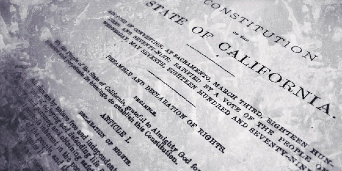 california constitution